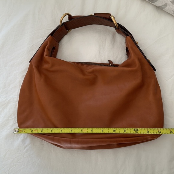 RARE GUCCI Authentic Leather Brown medium Horsebit Vintage Made in Italy - Picture 3 of 13